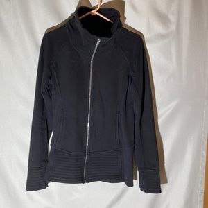 Lululemon full zip up coat (sz 6) black